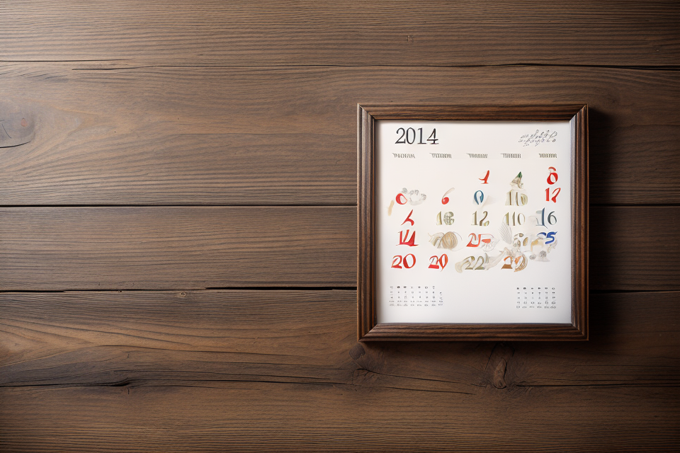 What is the Measurement of a Wall Calendar?