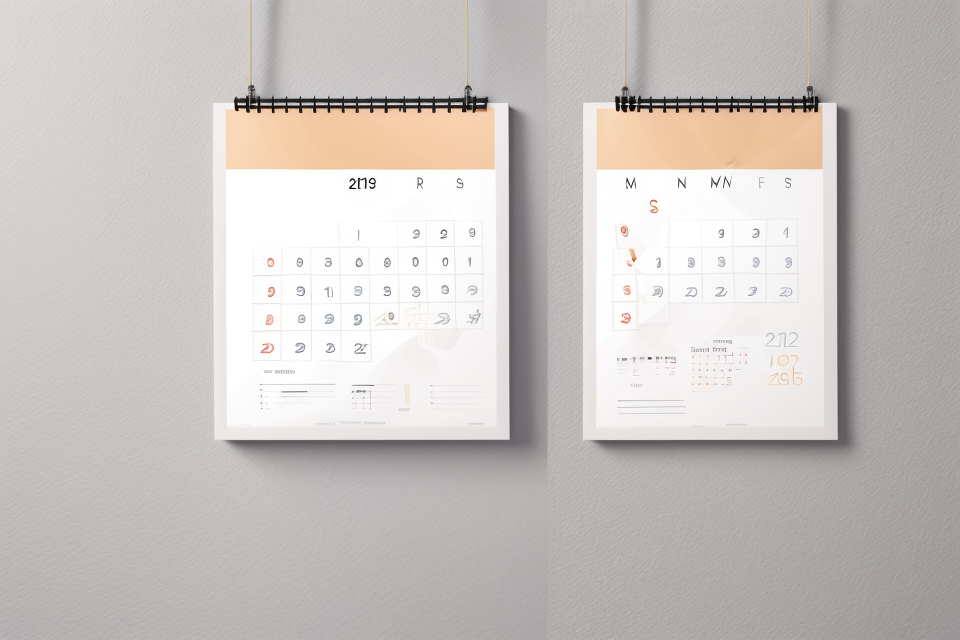 Which Direction Should Your Wall Calendar Be Hanged?