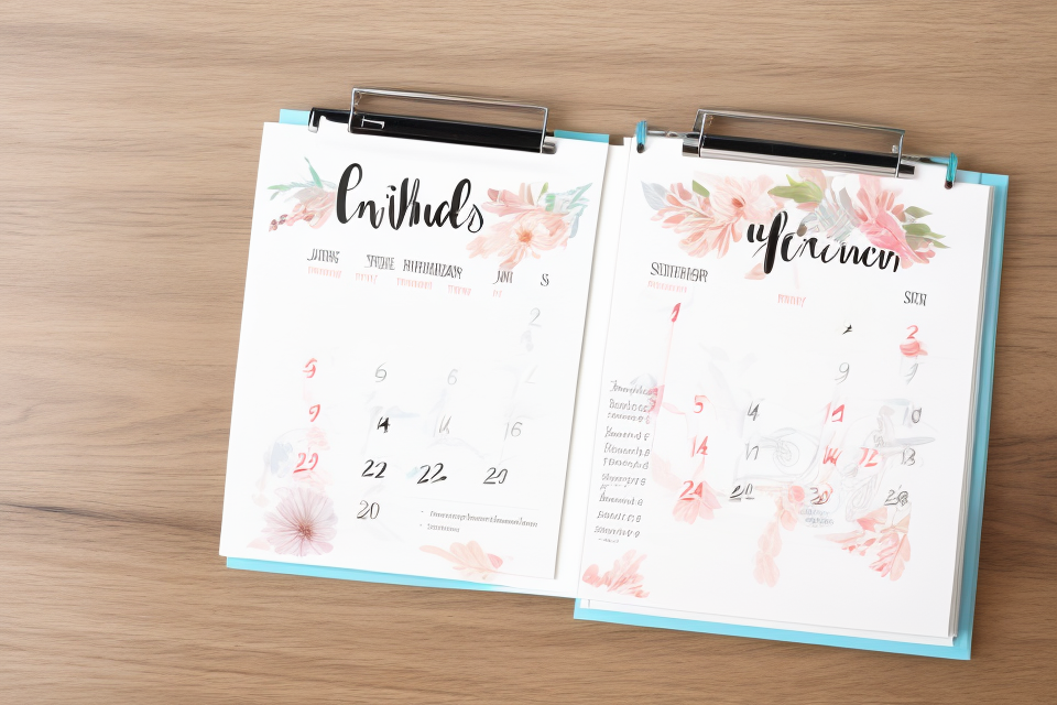 How to Create a Custom Picture Calendar: A Step-by-Step Guide to DIY Calendar Crafting