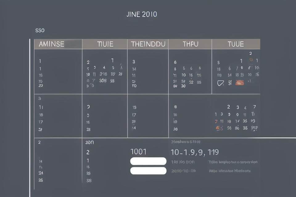 The Power of a Monthly Calendar: Staying Organized and on Track