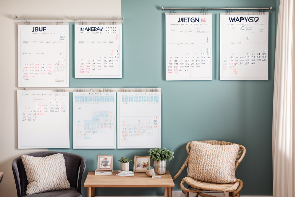 Maximizing the Visual Impact of Your Wall Calendar: A Guide to Placement